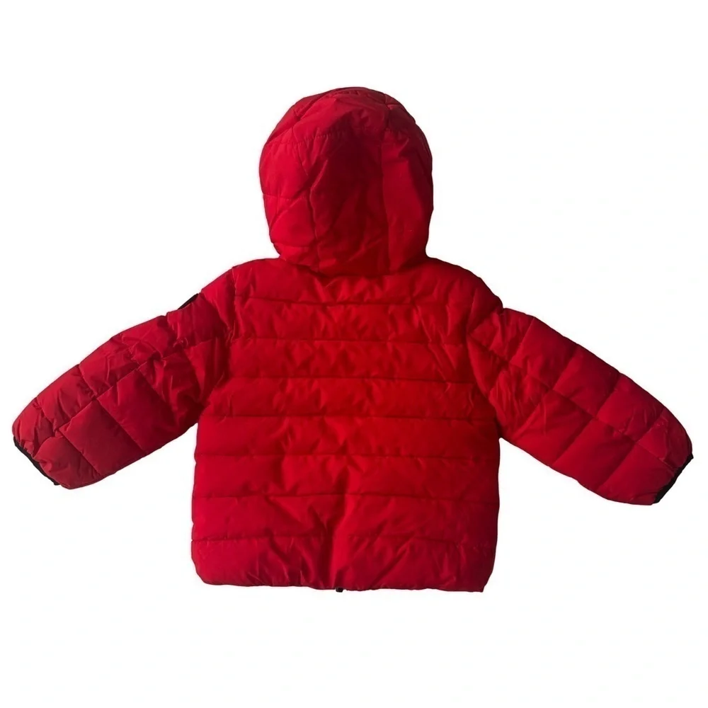 Gerry Boy Jacket Red Black Stripe Bubble Size 6 NWT